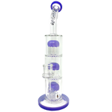 AFM Glass - The Third Arm - 11.5" Dab Rig with 14mm Joint and Percolators - Front View