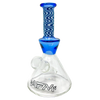 AFM Glass Trippy Mini Rig 6" Beaker with 45 Degree Joint - Front View
