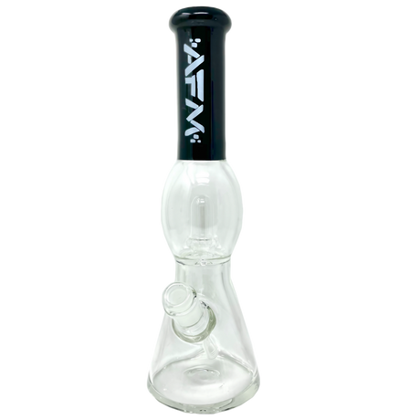 AFM Glass 12" Beaker Bong with UFO Showerhead Percolator, 45 Degree Joint, Front View