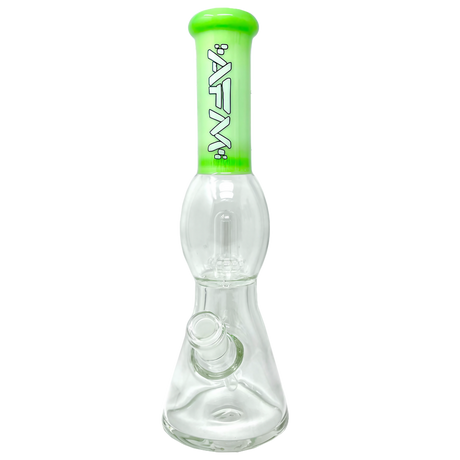 AFM Glass 12" UFO Chamber Beaker Bong with Showerhead Percolator, 45 Degree Joint, Front View