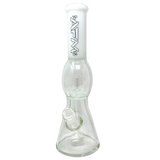 AFM Glass 12" Beaker Bong with UFO Chamber and Showerhead Percolator, 45 Degree Joint, Front View