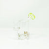 AFM Mini Can Rig in Lime - 5.5" Compact Dab Rig with Slit-Diffuser Percolator - Side View