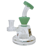 AFM Mini Rig in Slyme Green with 90 Degree Joint and Compact Design, Perfect for Concentrates