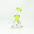 AFM Mini Rig in Lime - 5.5" Compact Borosilicate Glass Dab Rig with 90 Degree Joint