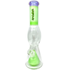 AFM Pyramid UFO Beaker Bong in Slyme color, 13" tall with showerhead percolator, front view on white background