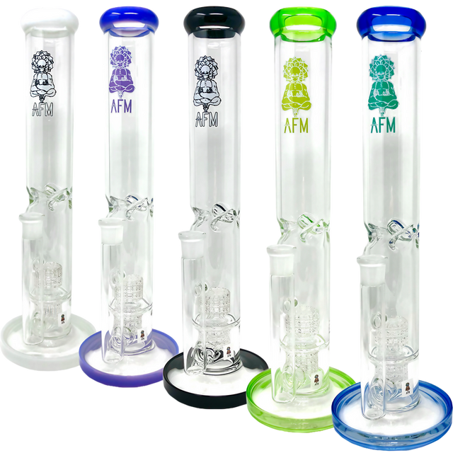 AFM - Straight Tube w/ Double Matrix Perc 18 inches