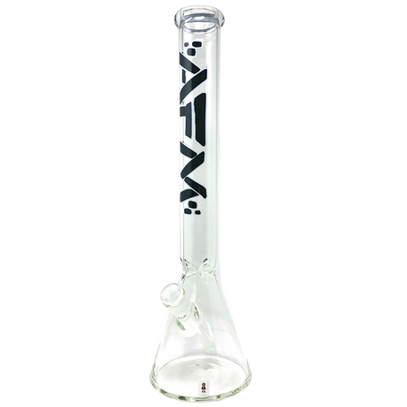 AFM The Beaker 5mm - 18" Borosilicate Glass Bong for Dry Herbs, Front View on White Background