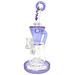 AFM - The Drain Recycler Dab Rig - 10.5" with In-Line Percolator, Front View on White Background