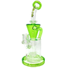 AFM The Drain Recycler Dab Rig, 10.5" with In-Line Percolator, Front View on White Background
