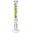 AFM The Lightbeam 9mm Straight Bong 18" in Green with Heavy Wall Borosilicate Glass
