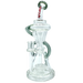 AFM The Looking Glass Recycler Dab Rig, 12" with 90 Degree Joint, Front View on White Background