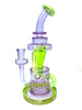 AFM The Palermo Recycler Dab Rig with Banger, 10" Borosilicate Glass, Front View