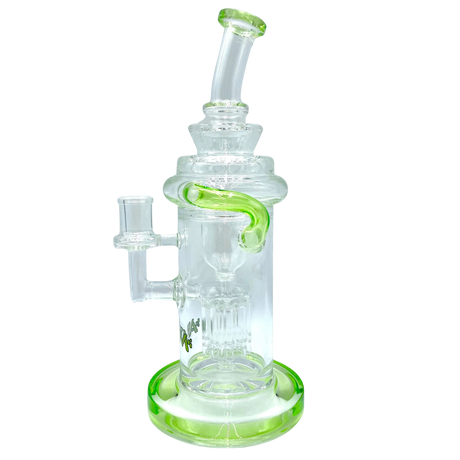 AFM The Power Station Recycler Dab Rig - 10" with Tree Percolator, Front View