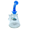 AFM The Reversal 8" Jade Blue 8 Arm Rig with Percolator, Front View on White Background
