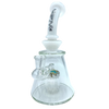 AFM The Reversal 8" White 8 Arm Rig with Percolator, Front View on Seamless White Background