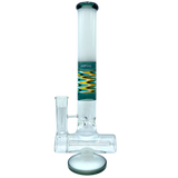 AFM The Reversal Inline 17" Bong in White/Smokey, Borosilicate Glass with In-Line Percolator