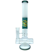 AFM The Reversal Inline 17" Bong in White/Smokey, Borosilicate Glass with In-Line Percolator