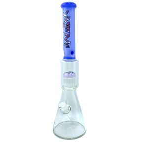 AFM The Reversal Tree Beaker in Purple - 18" Tall Dab Rig with Tree Percolator - Front View