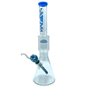 AFM The Reversal Tree Color Lip Beaker Bong in Blue - 18" with Tree Percolator