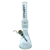 AFM The Reversal Tree Color Lip Beaker Bong, 18" Tall, with Tree Percolator, Front View on White Background