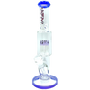 AFM The Reversal Tree Mini Bong in Purple, 11" Tall with Tree Percolator, Front View on White Background