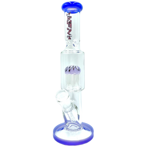 AFM The Reversal Tree Mini Bong in Purple, 11" Tall with Tree Percolator, Front View on White Background