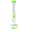 AFM The Ripper 14" Bong in Slyme with Honeycomb Percolator and Glass on Glass Joint