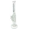 AFM The Scope Rig 14" in White with Showerhead/UFO Percolator - Front View