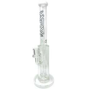 AFM The Scope Rig 14" in White with Showerhead/UFO Percolator - Front View