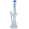 AFM The Time Recycler Rig - 12" in Blue with Showerhead Percolator - Front View