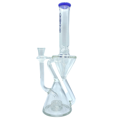 AFM The Time Recycler Rig - 12" with Showerhead/UFO Percolator, Front View on White Background