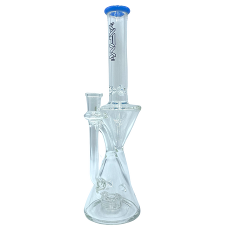 AFM The Time Recycler Rig - 12" Jade Blue with Showerhead Percolator, Front View