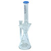 AFM The Time Recycler Rig - 12" Jade Blue with Showerhead Percolator, Front View