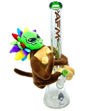 AFM The Tree Hugger Beaker 2.0 Dab Rig, 18" with 45 Degree Joint, Front View on White Background