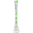 AFM The Triple Hitter 9mm Beaker Bong 21" with Tree Percolator and Slime Accents