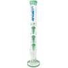 AFM - The Triple Ripper - 21" Clear Straight Bong with Triple Percolator Design