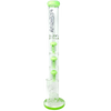 AFM - The Triple Ripper 21" Tall Bong with Clear Glass and Triple Green Percolators