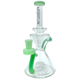 AFM The Tulip Recycler - Front View, 8.5" Borosilicate Glass Dab Rig with Recycler Percolator
