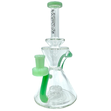 AFM The Tulip Recycler - Front View, 8.5" Borosilicate Glass Dab Rig with Recycler Percolator