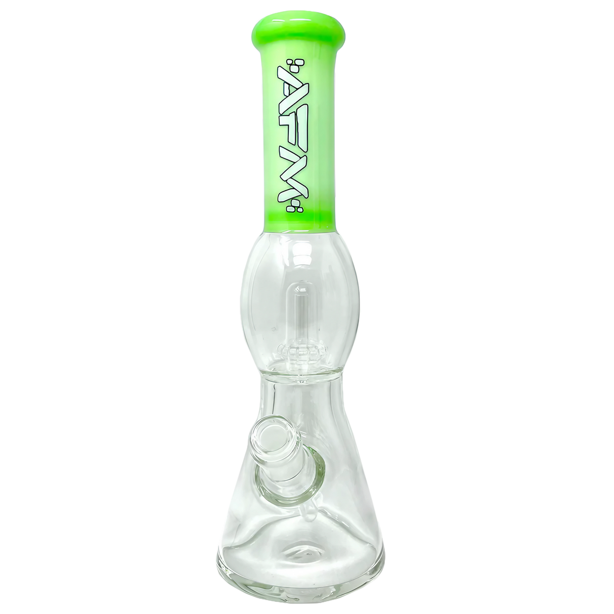 AFM The Ufo 12" Dab Rig with Beaker Design and Glass on Glass Joint - Front View