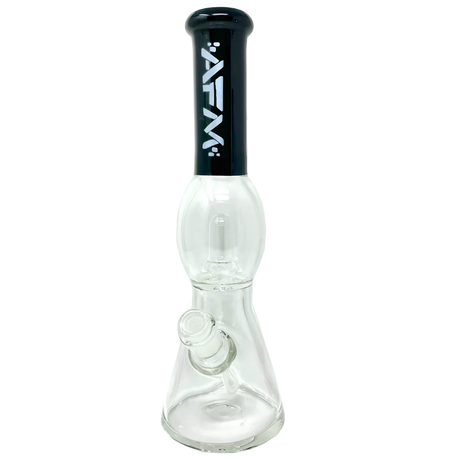 AFM The Ufo 12" Beaker Bong with Ice Pinches, 5" Downstem, and Showerhead Percolator - Front View
