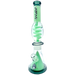 AFM The Ufo Pyramid Freezable Coil Bong in Mint - 16" Tall with Percolator
