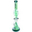 AFM The Ufo Pyramid Freezable Coil Bong in Mint - 16" Tall with Percolator