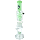 AFM Tree Perc Freezable Coil Bong with Showerhead Percolator, 14" Side View