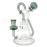 AFM Unicorn Recycler 8" Dab Rig with Slit-Diffuser Percolator, Front View