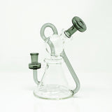 AFM Unicorn Recycler 8" Dab Rig with Slit-Diffuser Percolator and 14mm Joint - Front View