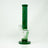 AFM Upsidedown Beaker Bong in Forest Green, 14" Borosilicate Glass with 45 Degree Joint