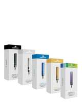 Airis 8 Dip N Dab vaporizers by Airistech in black, blue, gold, rainbow, and silver colors