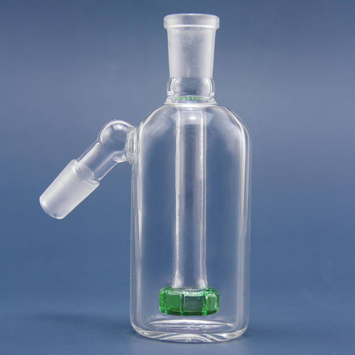 Pilot Diary Ash Catcher with Green Percolator 14mm, Front View on Blue Background