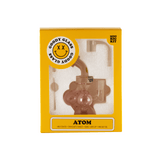 Goody Glass Atom Mini Dab Rig Kit - Front View with Packaging